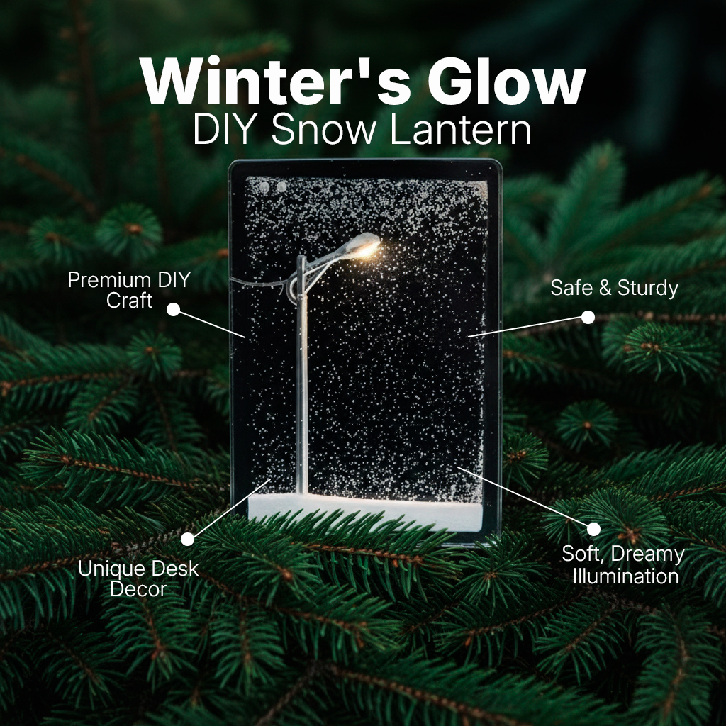 Winter's Glow DIY Snow Lantern