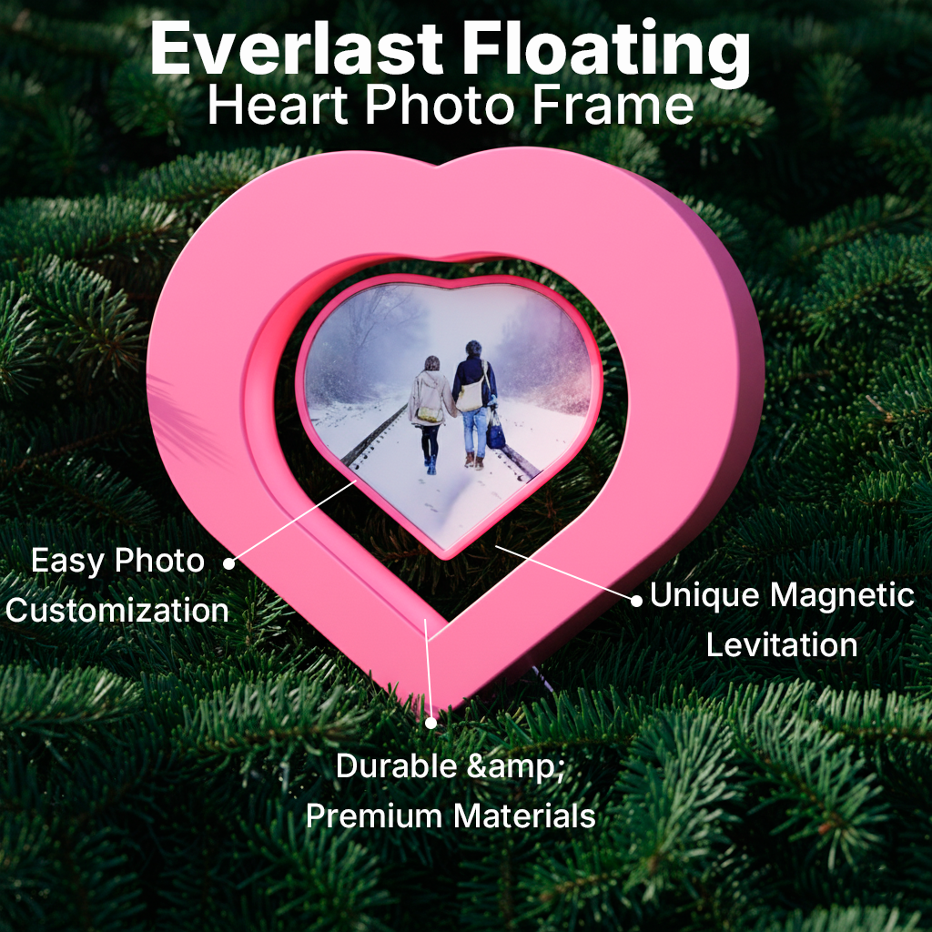 Everlast Floating Heart Photo Frame