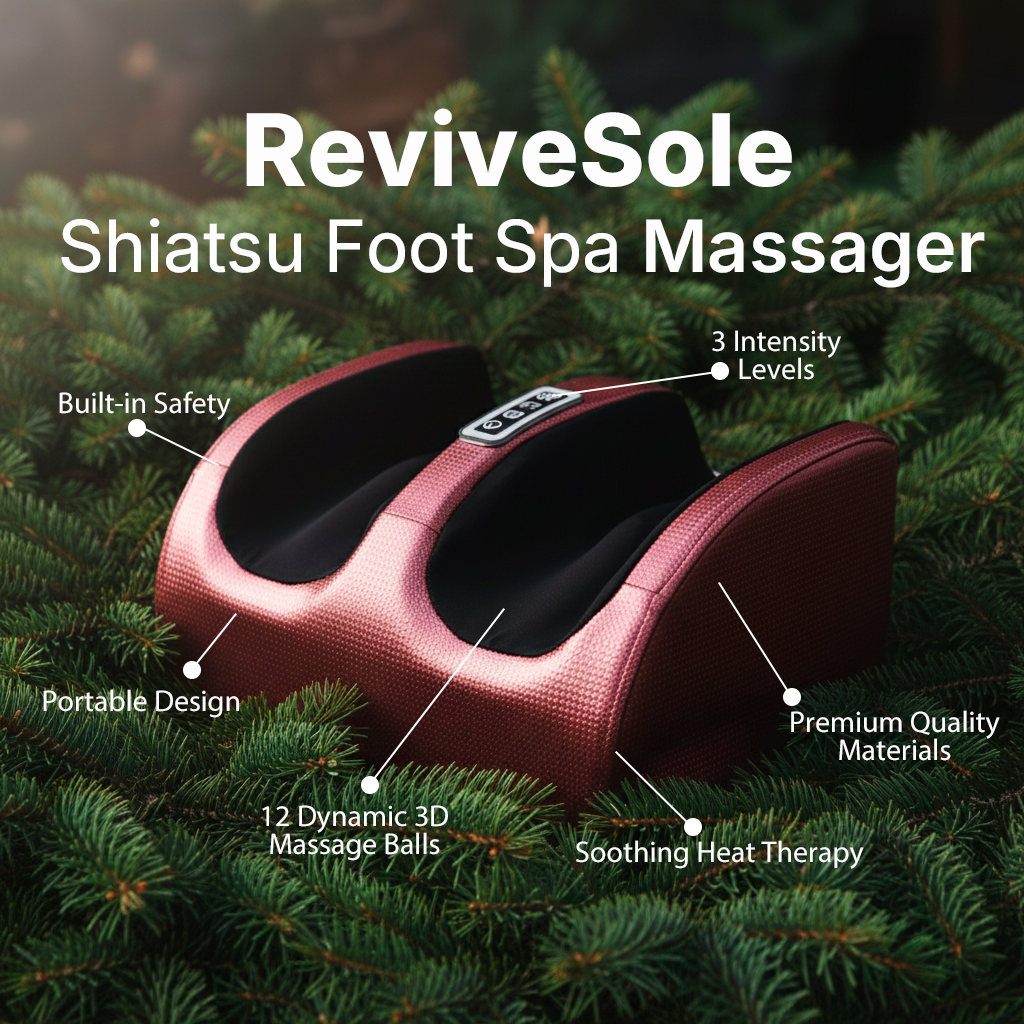 ReviveSole Shiatsu Foot Spa Massager