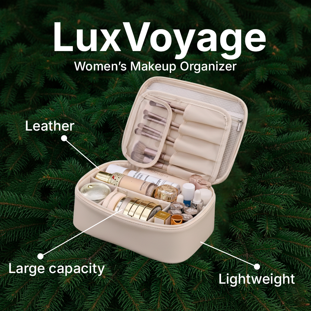 LuxVoyage Women’s Makeup Organizer