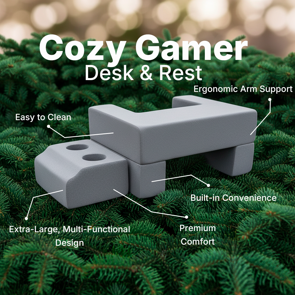 The Cozy Gamer Desk & Rest