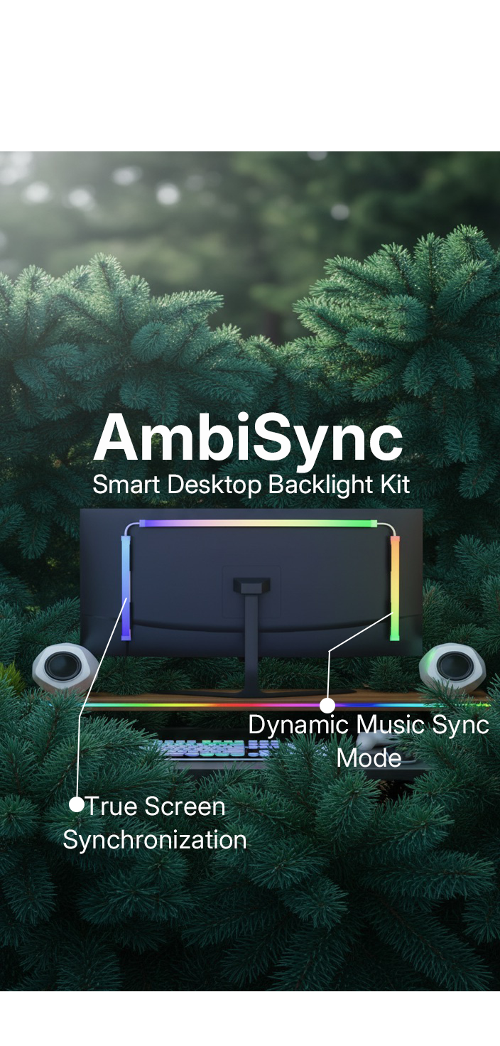 AmbiSync Smart Desktop Backlight Kit