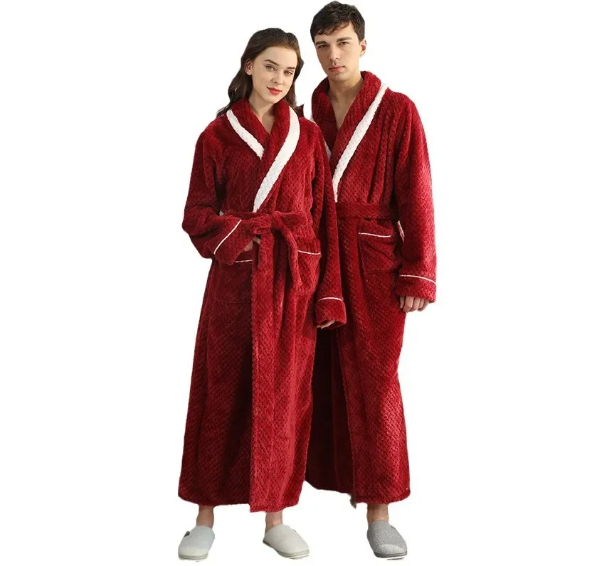Cozy Luxe Flannel Couple Robe Set