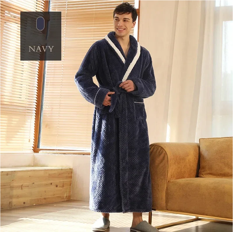 Cozy Luxe Flannel Couple Robe Set