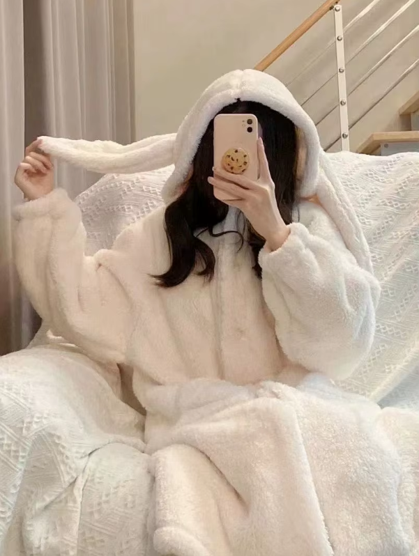 CozyCloud Oversized Sherpa Robe