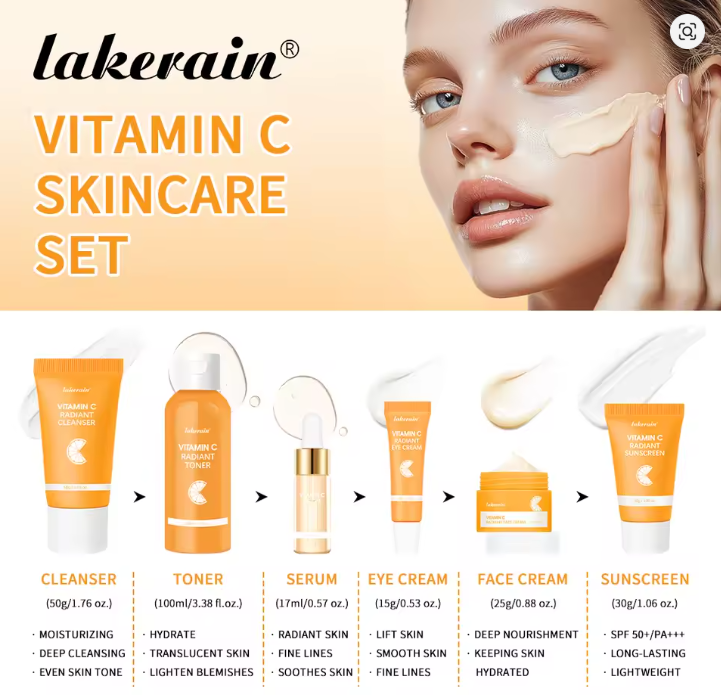 Vitamin C & Milk Skincare Sets