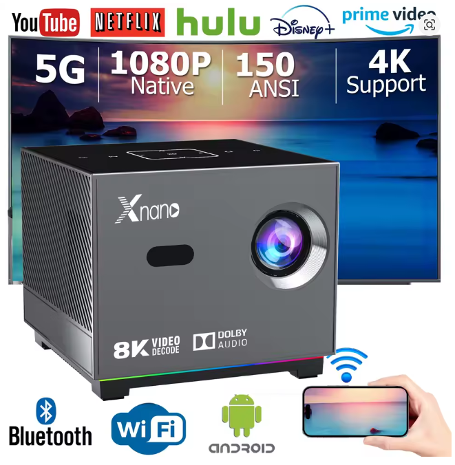 Xnano 4K Smart Portable Projector