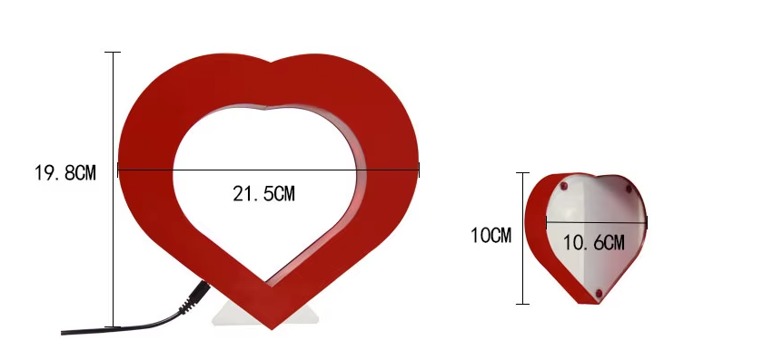 Everlast Floating Heart Photo Frame