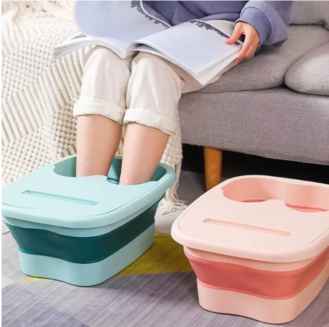 Foldable foot bath