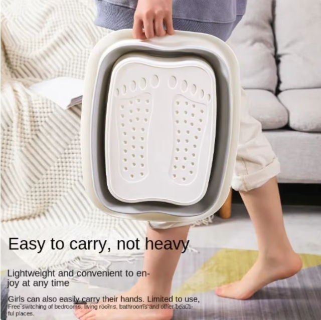 Foldable foot bath