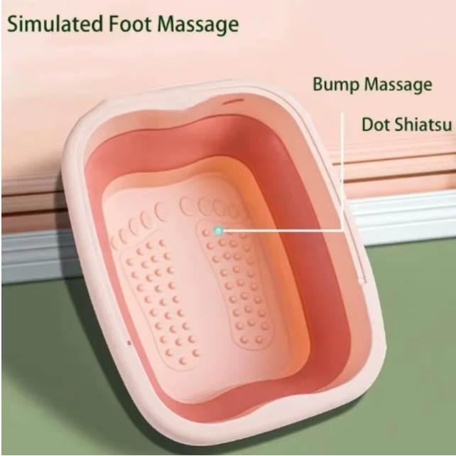 Foldable foot bath