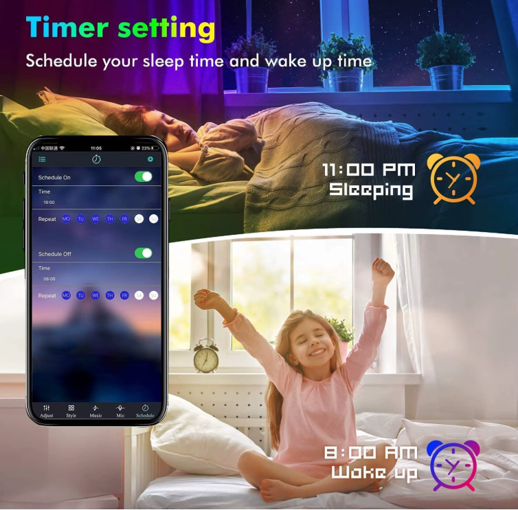 LuminaSynс Music-Activated Smart RGB LED Strip Lights