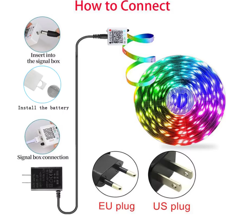 LuminaSynс Music-Activated Smart RGB LED Strip Lights