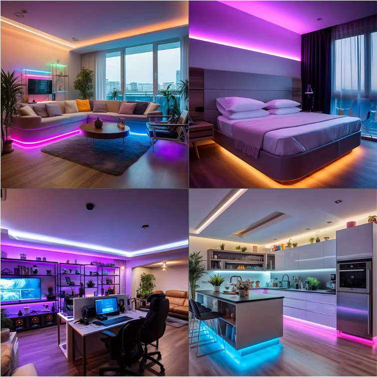 LuminaSynс Music-Activated Smart RGB LED Strip Lights