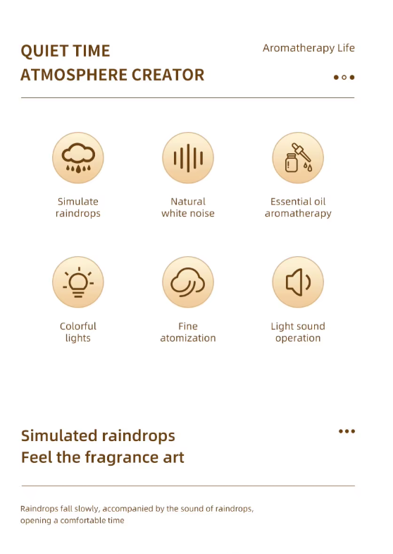 AuraRain Cloud Diffuser & Sleep Aid