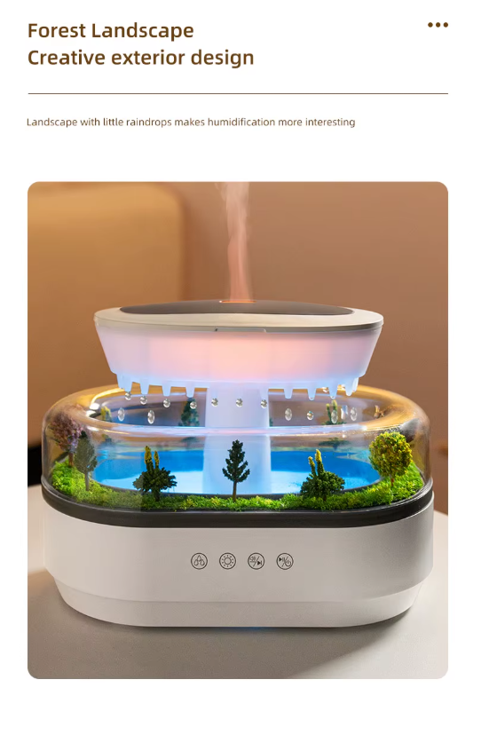 AuraRain Cloud Diffuser & Sleep Aid