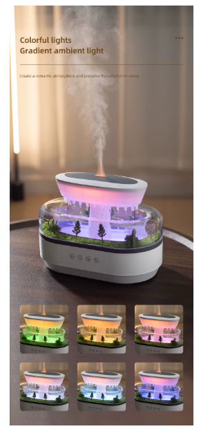 AuraRain Cloud Diffuser & Sleep Aid