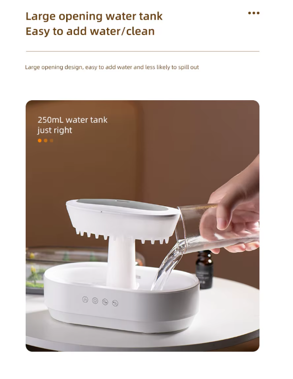 AuraRain Cloud Diffuser & Sleep Aid