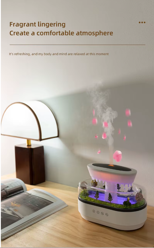 AuraRain Cloud Diffuser & Sleep Aid