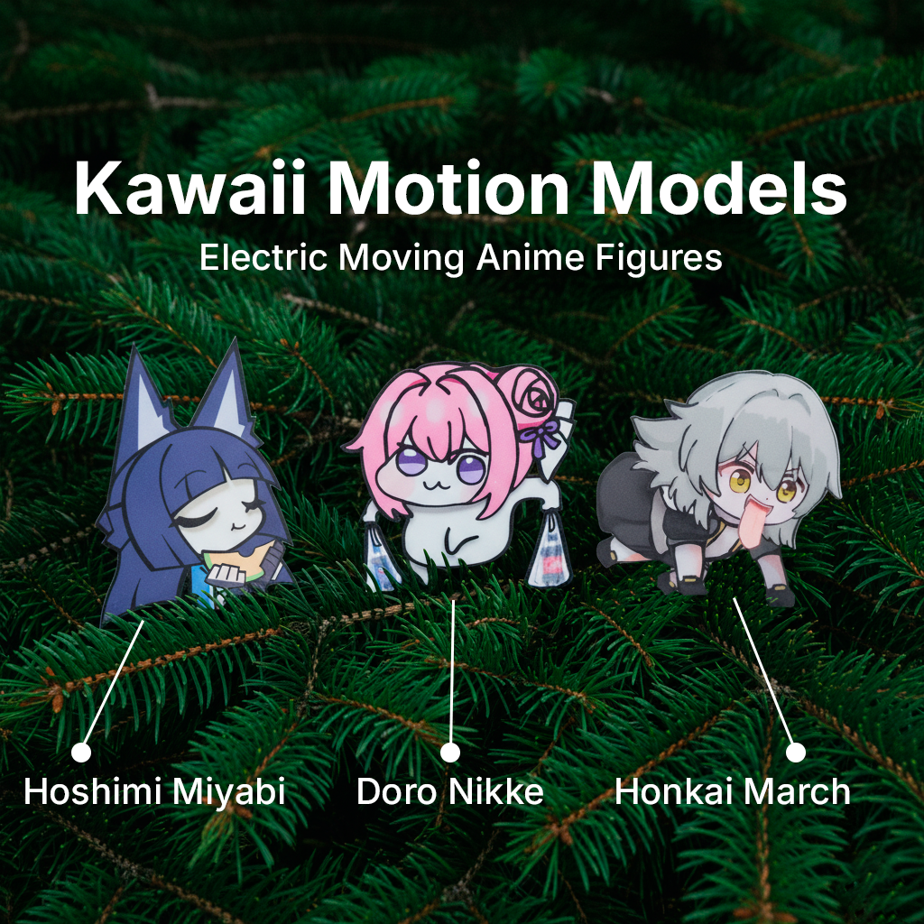 Anime Electric Motion Figure Miyabi ZZZ / Doro Nikke / March Honkai