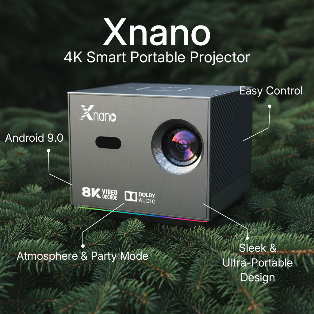 Xnano 4K Smart Portable Projector